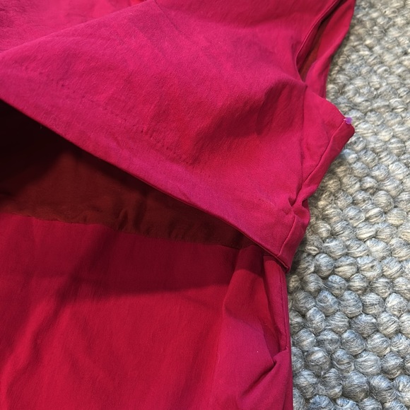 Porto San Francisco Magenta Pink Asymmetrical Midi Shift Dress Size 2 - Picture 6 of 10